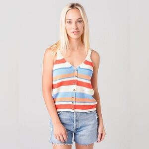 Heartloom Multicolor Striped Tank Top